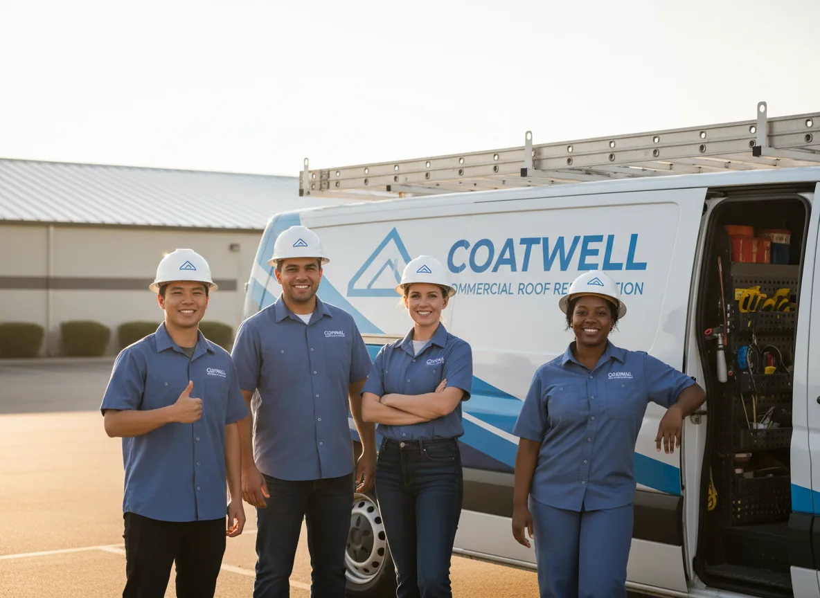 Commercial roof coating company in Rockwell, IA
